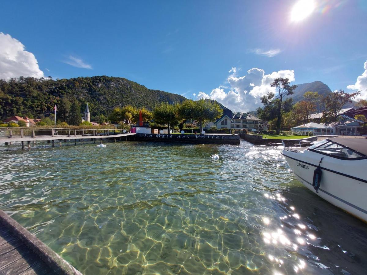 Ferienwohnung Charmant Studio En Rez De Jardin Au Bord Du Lac D'Annecy Duingt Exterior foto